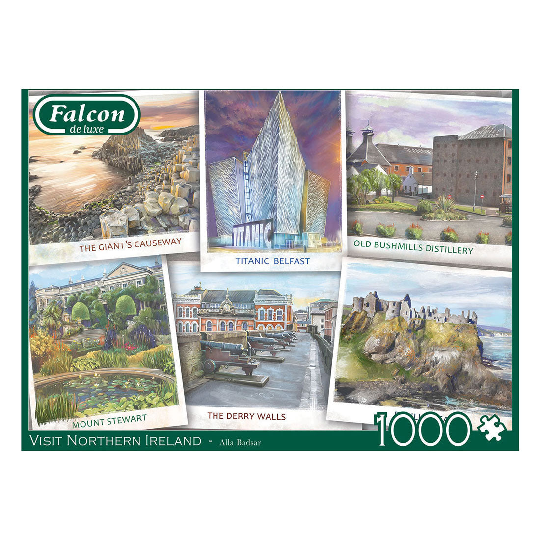 Jumbo valk legpuzzel - bezoek noord-ierland, 1000st.