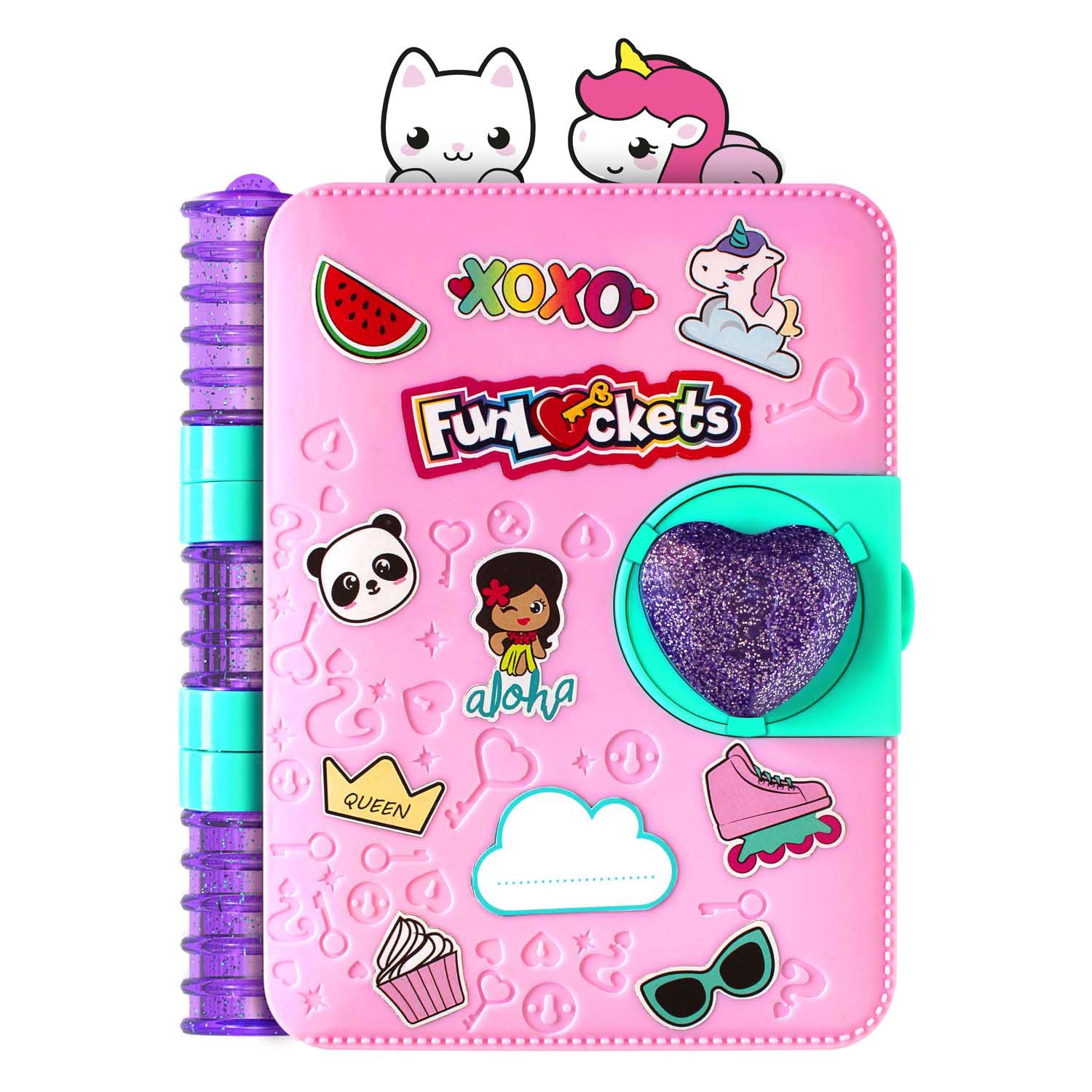 Funlockets jumbo - - secret journal - dagboek meisjes - vanaf 6 jaar