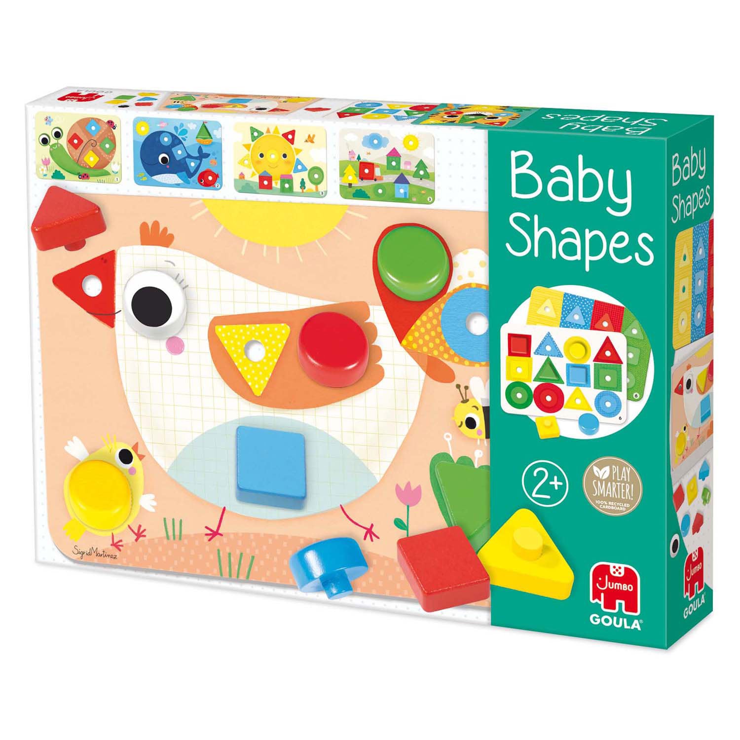 Jumbo goula - baby shapes het vormenspel