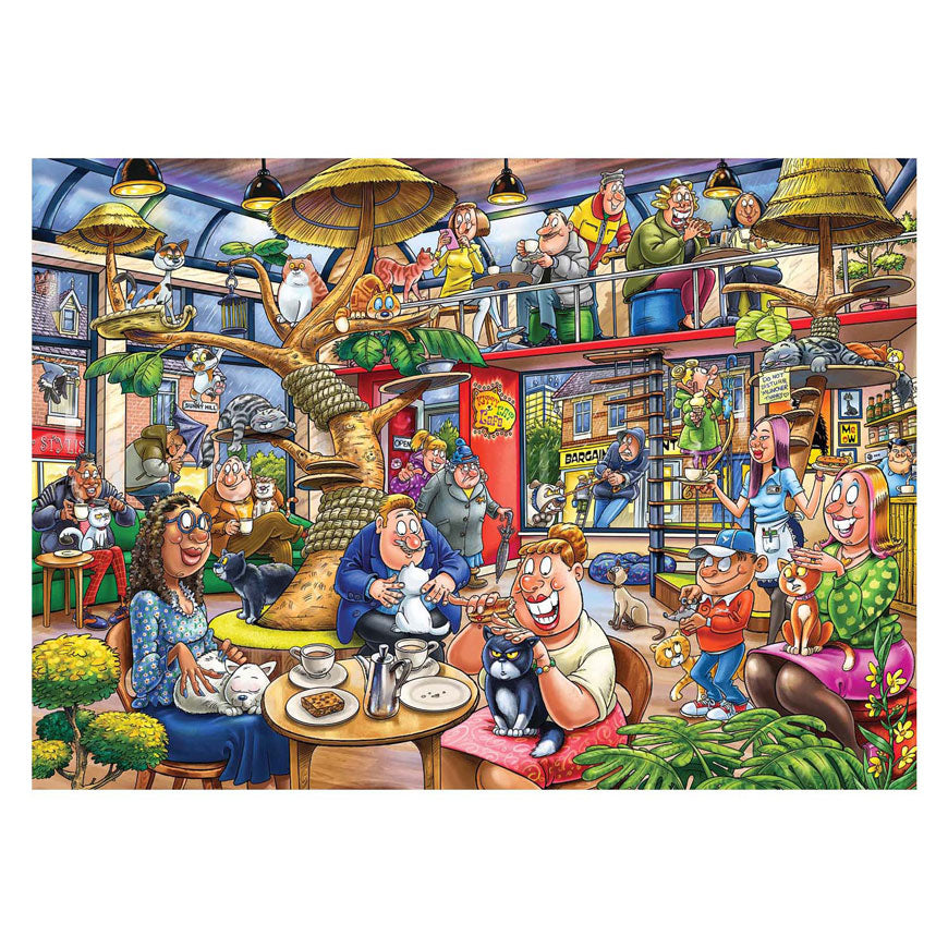 Jumbo wasgij mystery 28 - kat-en-muisspel! - 1000 stukjes puzzel - legpuzzel