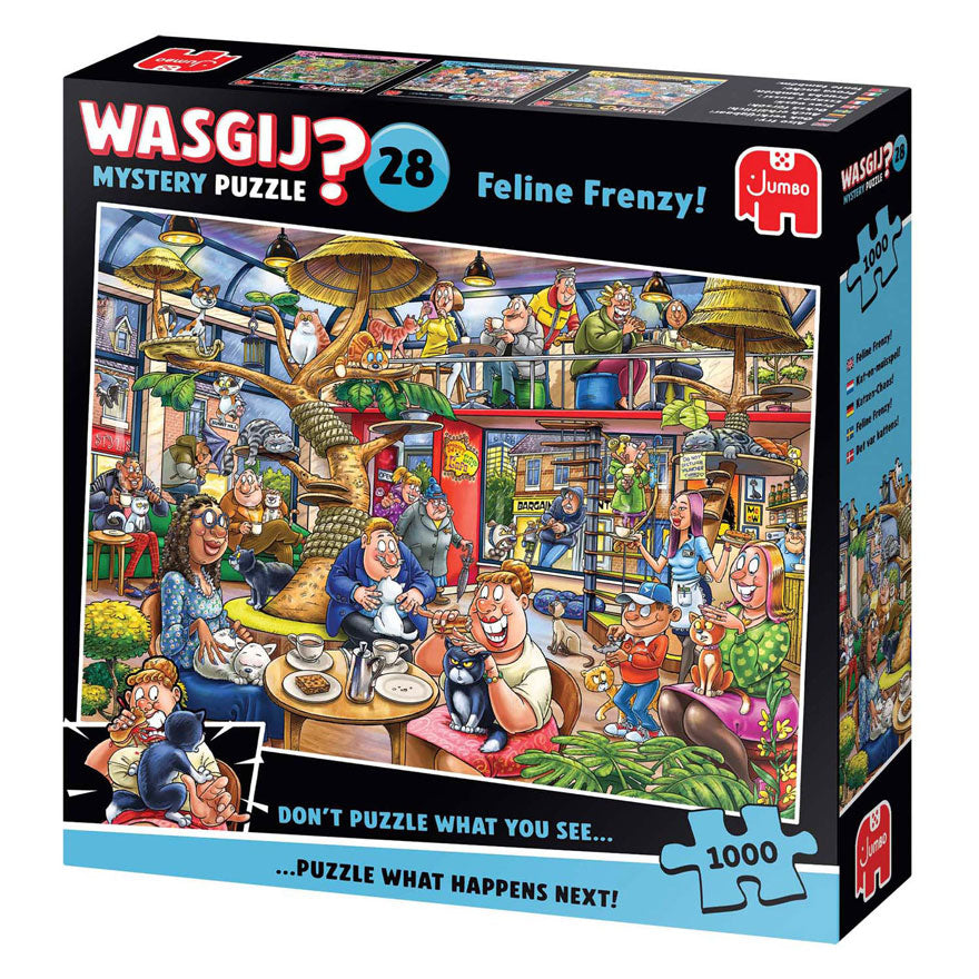 Jumbo wasgij mystery 28 - kat-en-muisspel! - 1000 stukjes puzzel - legpuzzel