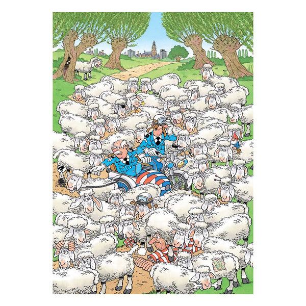 Jumbo puzzel 500 st. jvh expert 7 lam gelegd