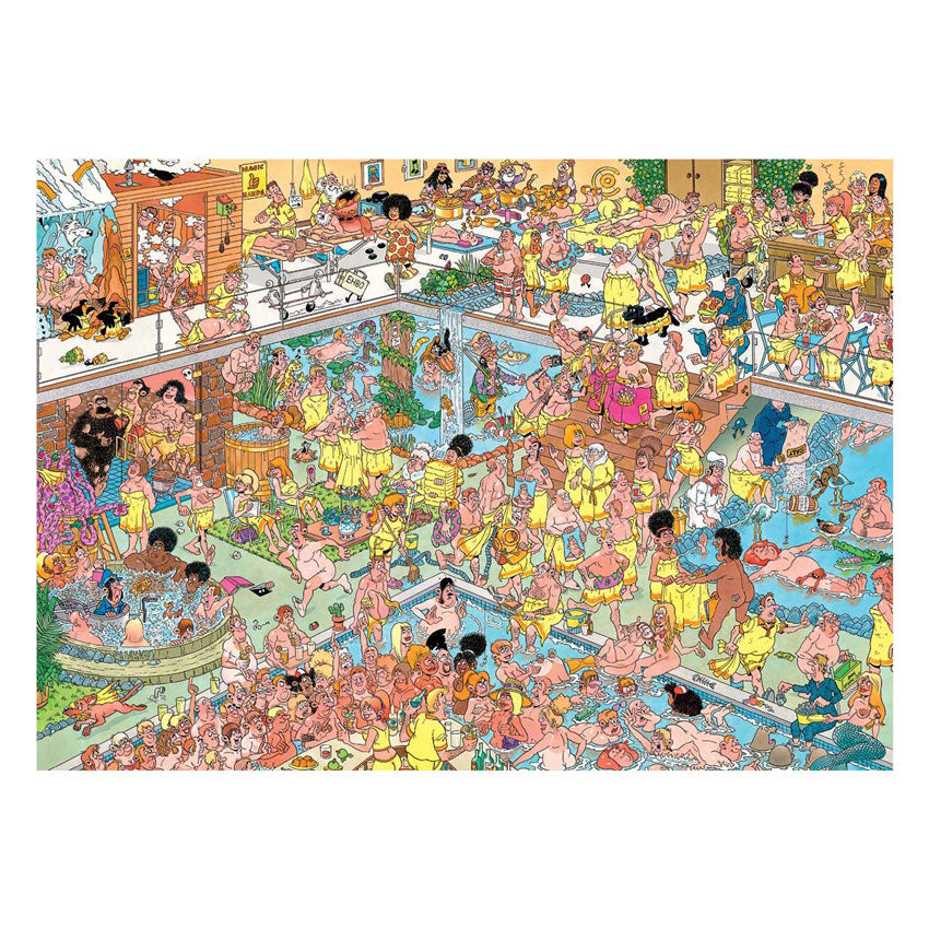 Jumbo jan van haasteren legpuzzel - op hete kolen - 1000st.