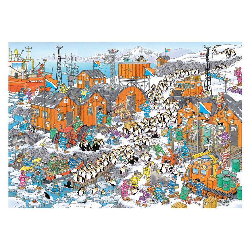 Jumbo jan van haasteren legpuzzel - zuidpool expeditie, 1000st.