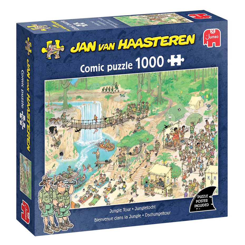 Jan van haasteren legpuzzel - de jungletocht, 1000st.