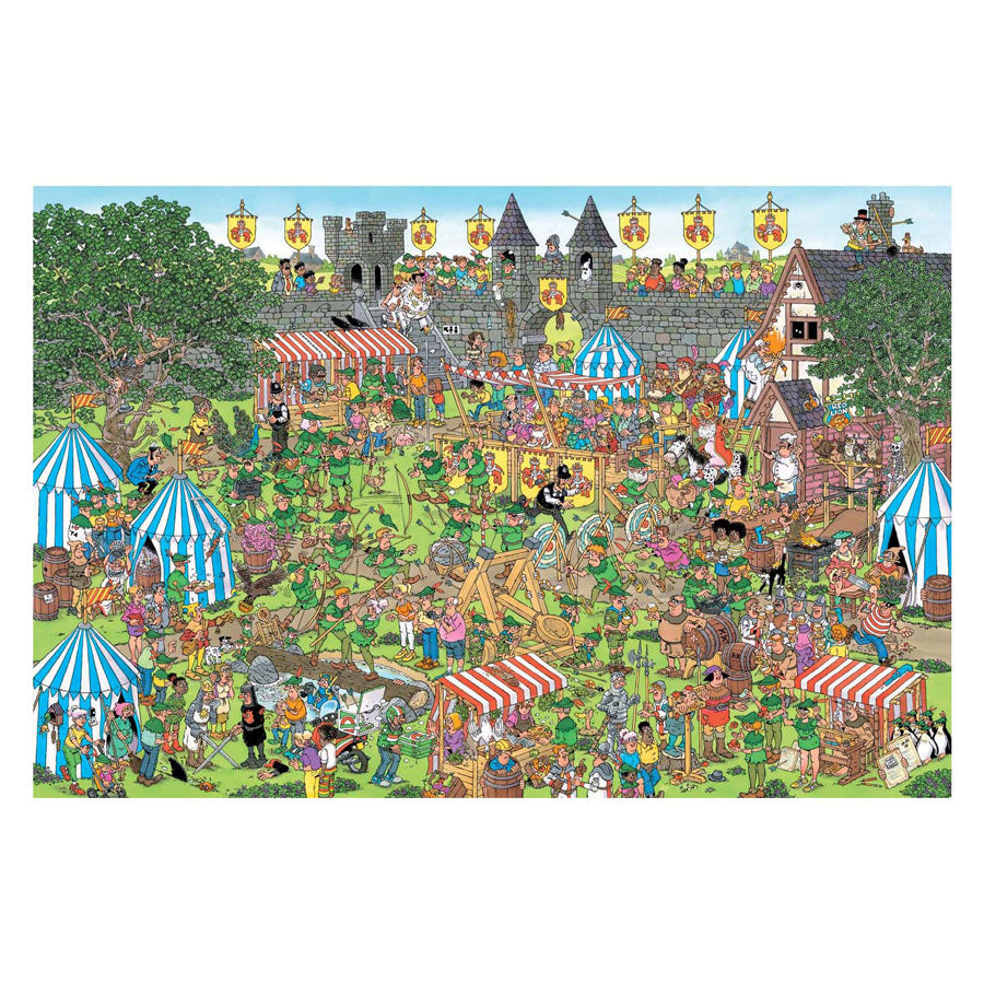 Jumbo jan van haasteren puzzel robin hood festival 1500 stukjes