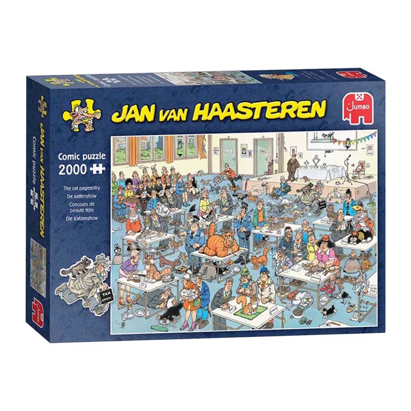 Jumbo jan van haasteren legpuzzel - de kattenshow, 2000st.