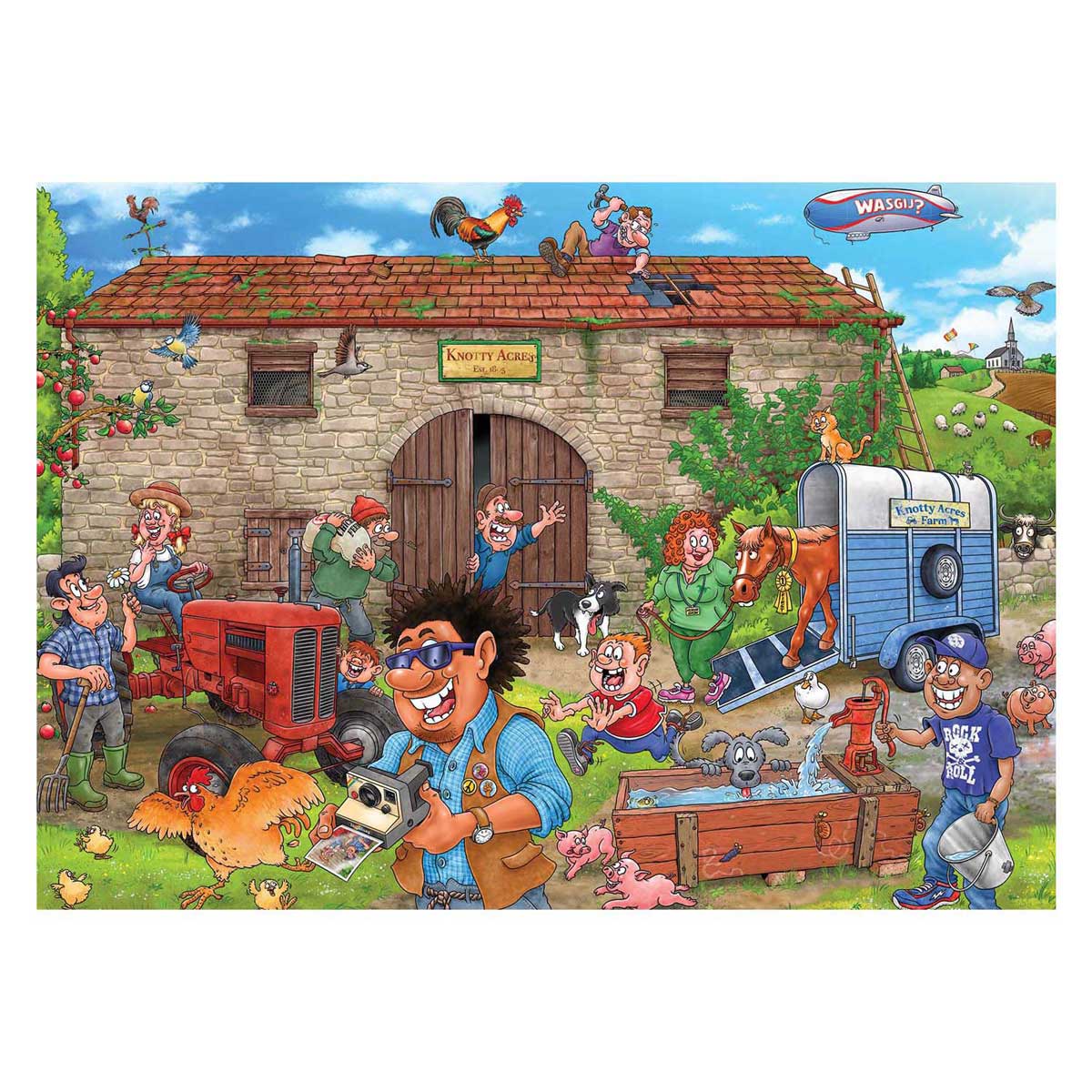 Jumbo wasgij destiny 30 - een gelukkige oogst! - 1000 stukjes puzzel - legpuzzel voor volwassenen - vanaf 12 jaar puzzels