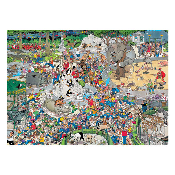 Jumbo puzzel 500xl st. jvh - de dierentuin
