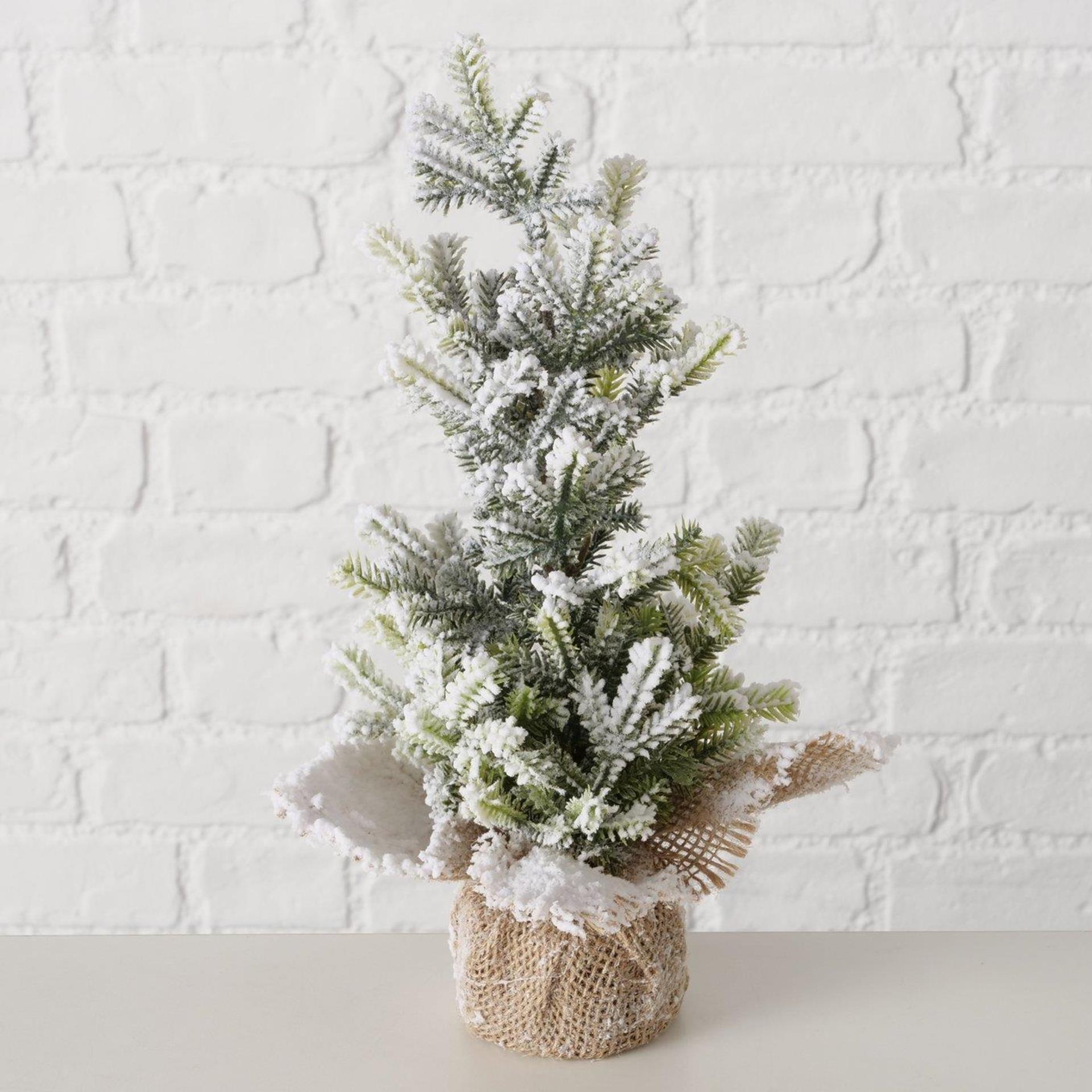 Boltze home kerstboom besneeuwd h31cm