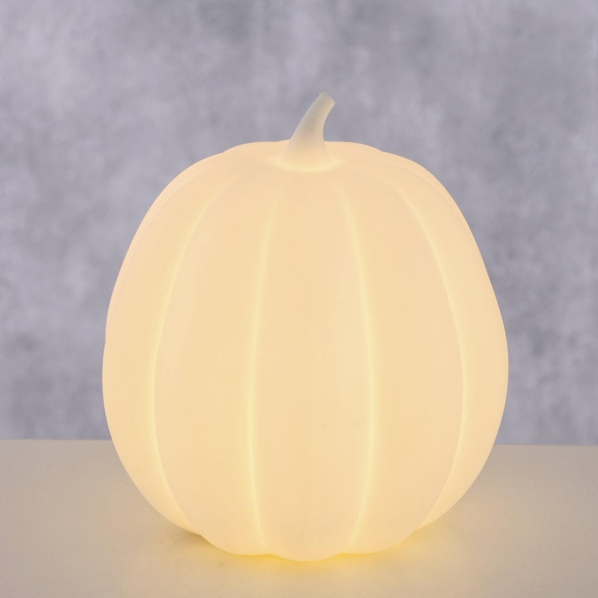 Boltze home beeld led pompoen h12cm