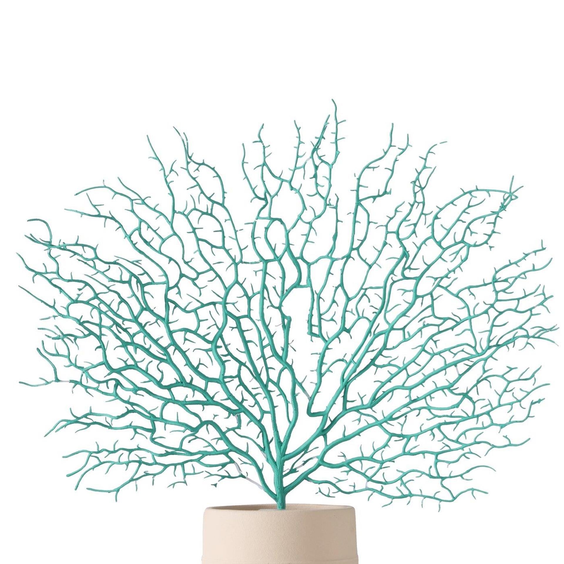 Boltze home decoratietak koraal turkoois 46cm