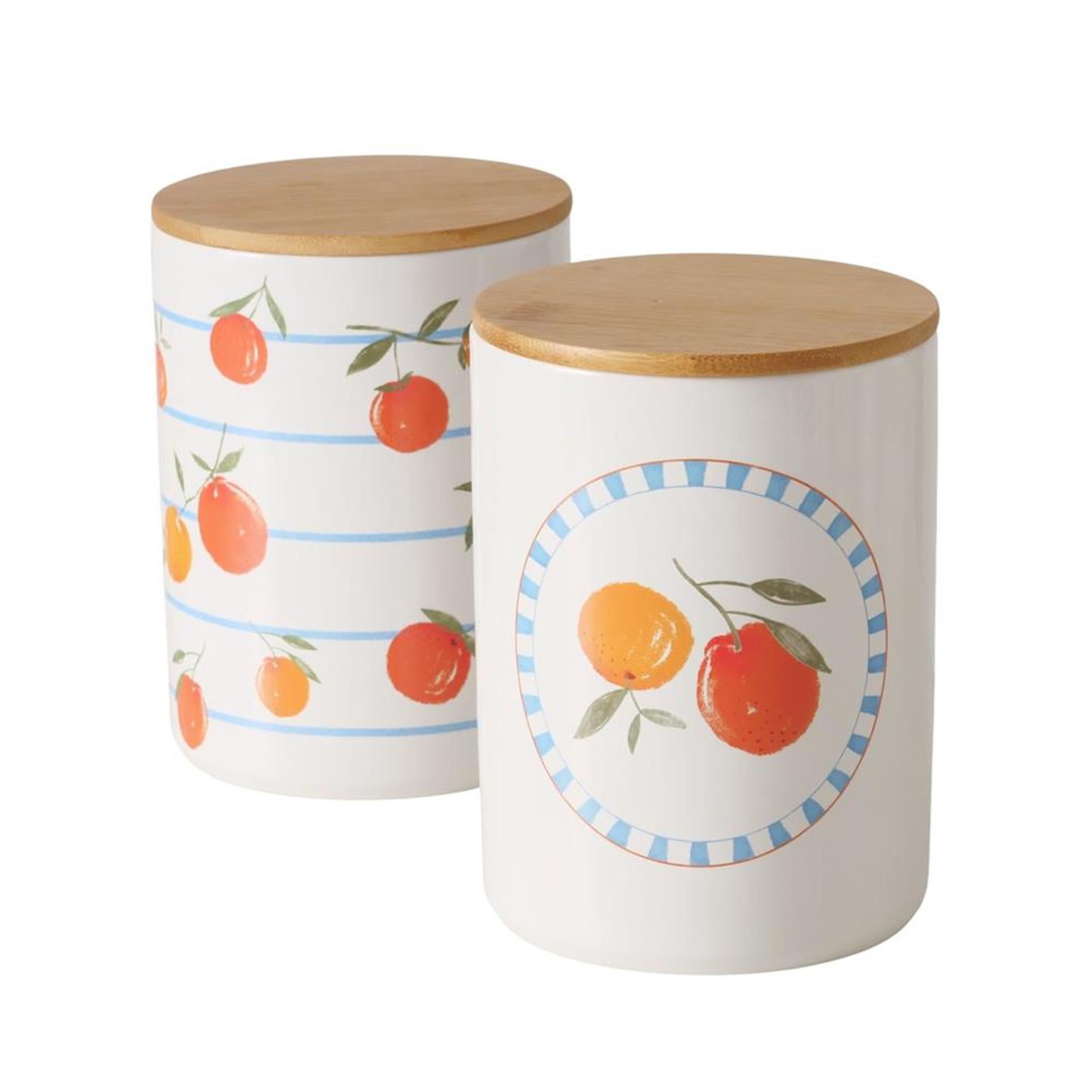 Boltze home voorraadpot sinaasappel