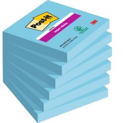 Super sticky notes post-it 76x76mm blauw