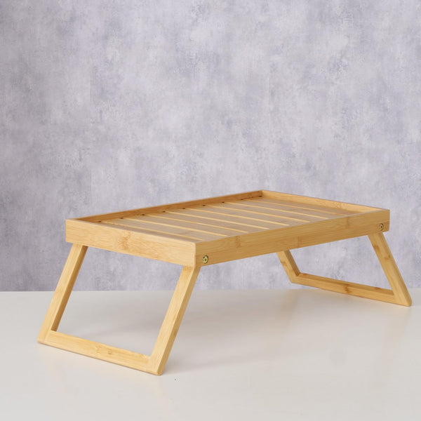 Boltze home bed-dienblad gobi 66x31,5x20,5cm bamboe