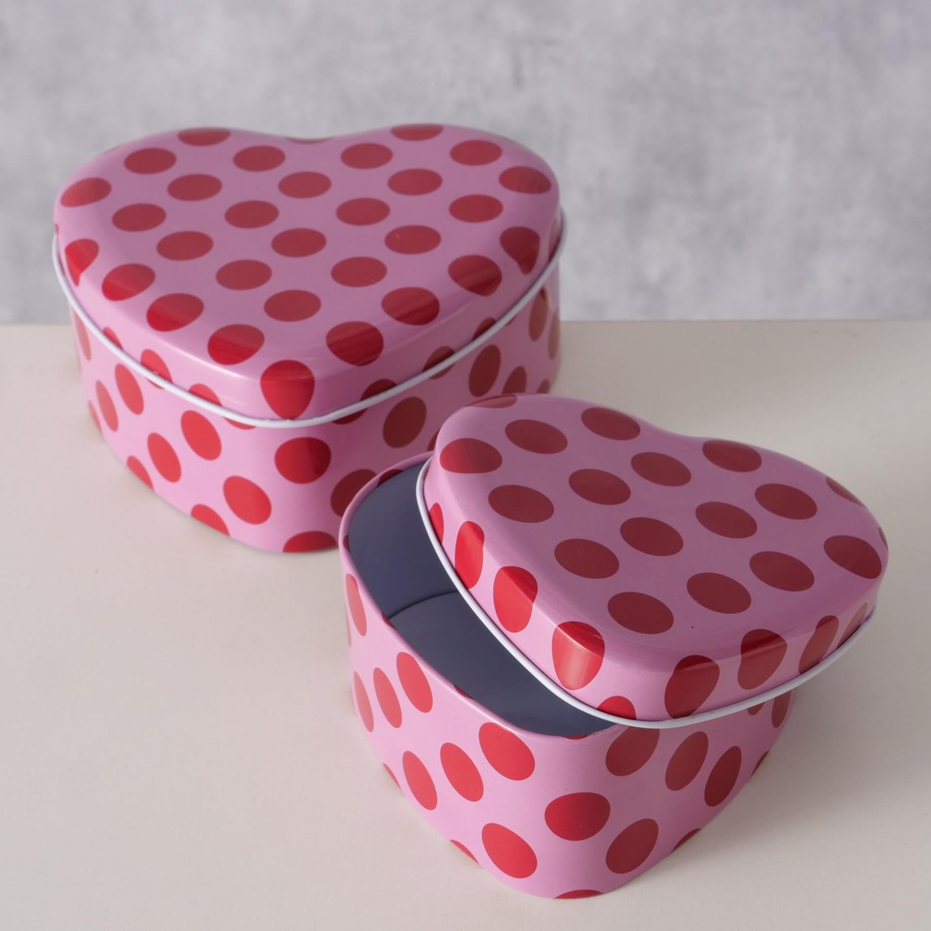 Boltze home blik hartmodel 2-delig