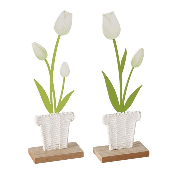 Boltze home decoratieve standaard tulips