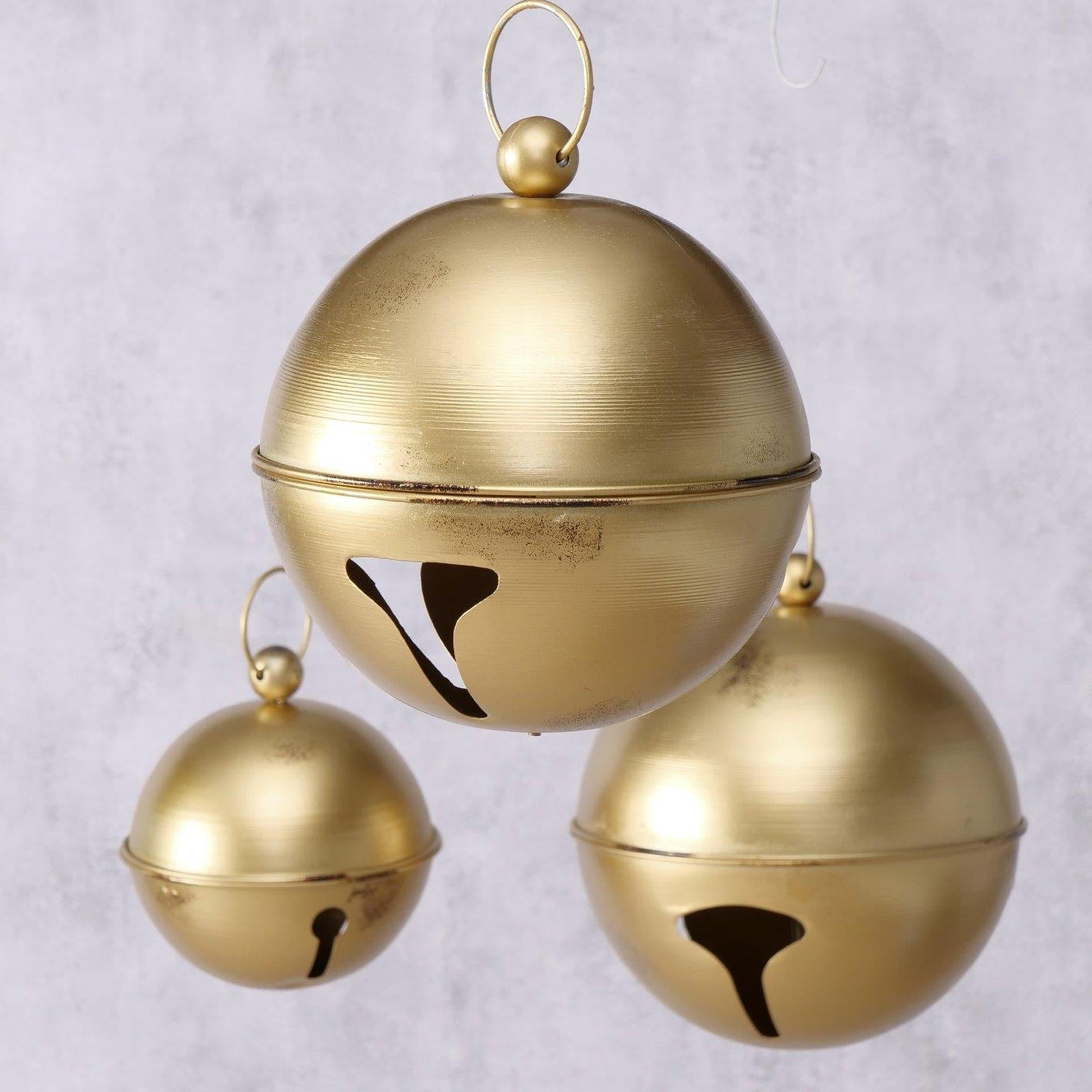 Boltze home hangerset klok goud 3-delig