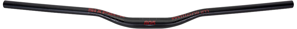 Sixpack racing millenium 805 x 35mm riser 40 handlebar | black red
