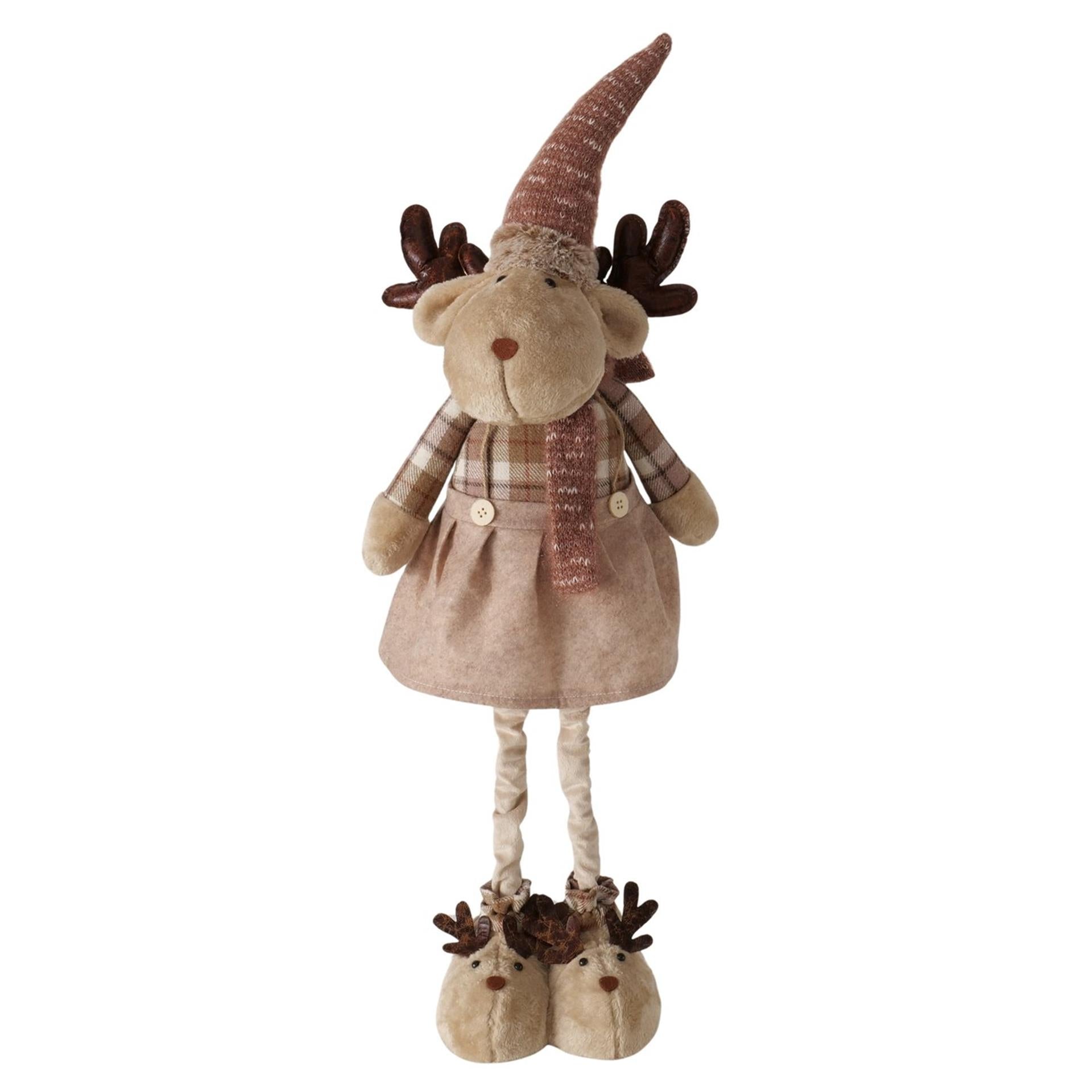 Boltze home figuur hert kaley bruin 27x30x110cm