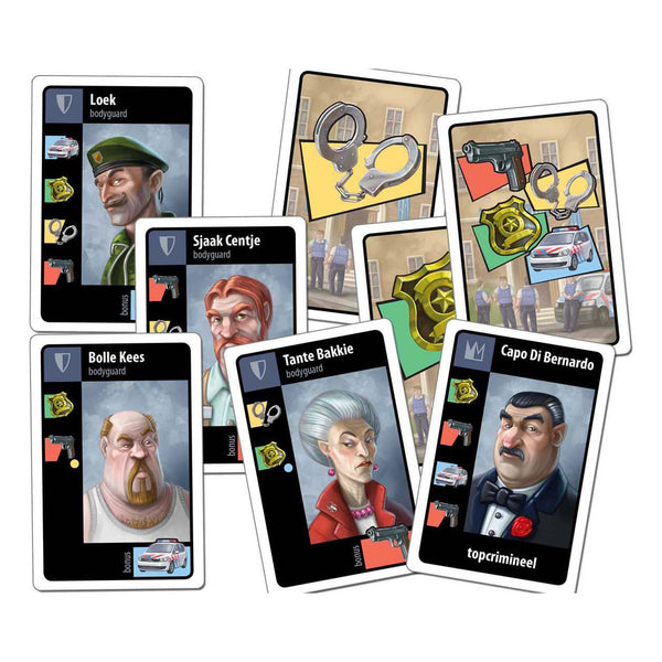 White goblin games inspecteur hoogstraten: gangstervilla - kaartspel