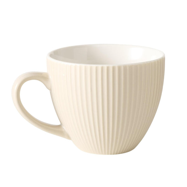 Boltze home jumbo-mok ranura beige 420ml ø10,7xh8,7cmvaatwasmachinebestendig