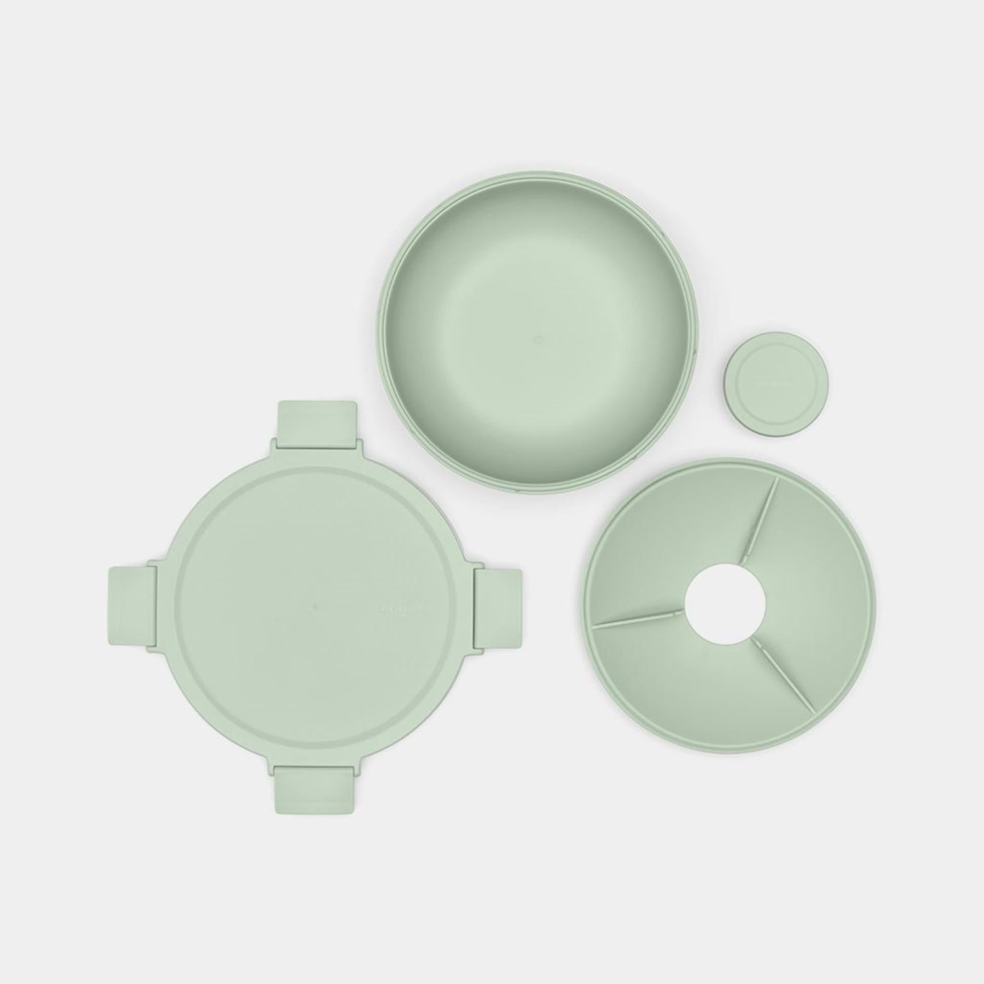 Brabantia salade lunchkom maak 1,3l jade groen