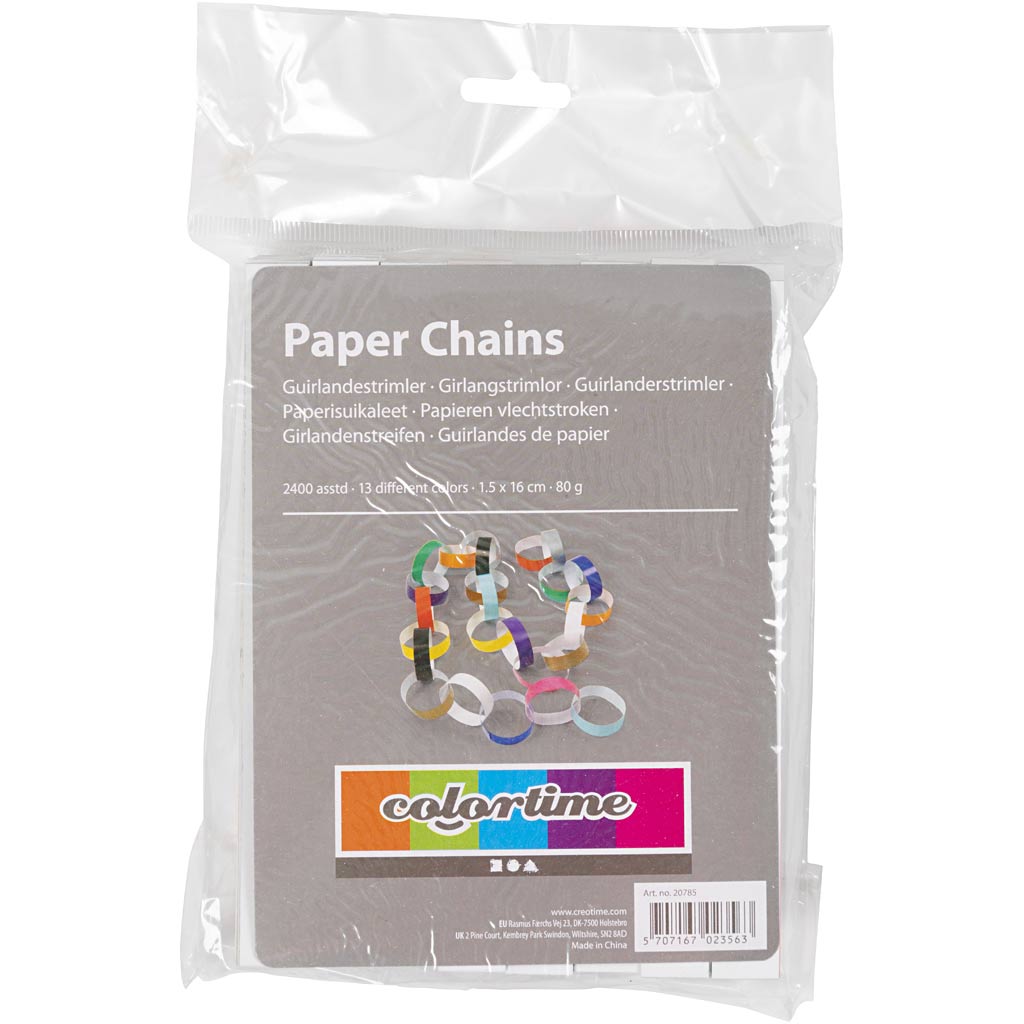 Papier gestreken - Diverse kleuren, 2400st.