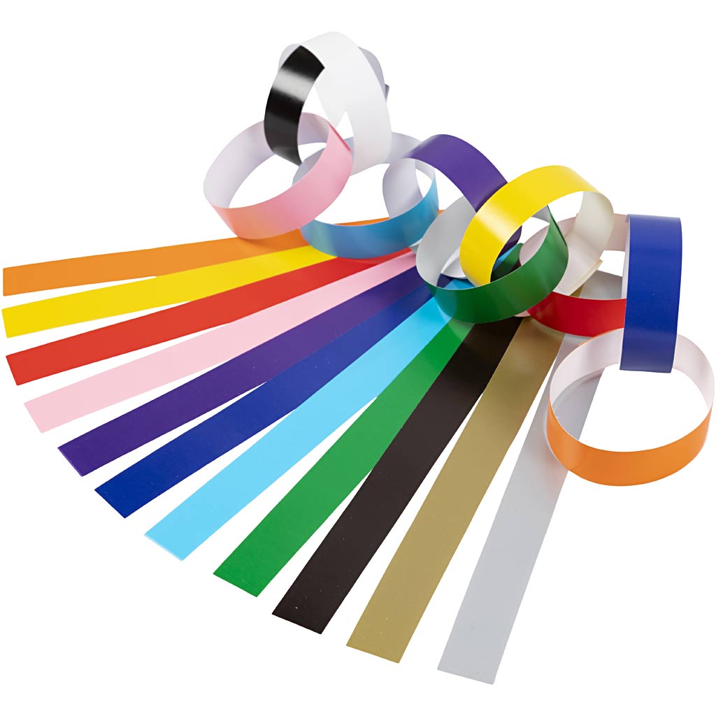 Papier gestreken - Diverse kleuren, 2400st.