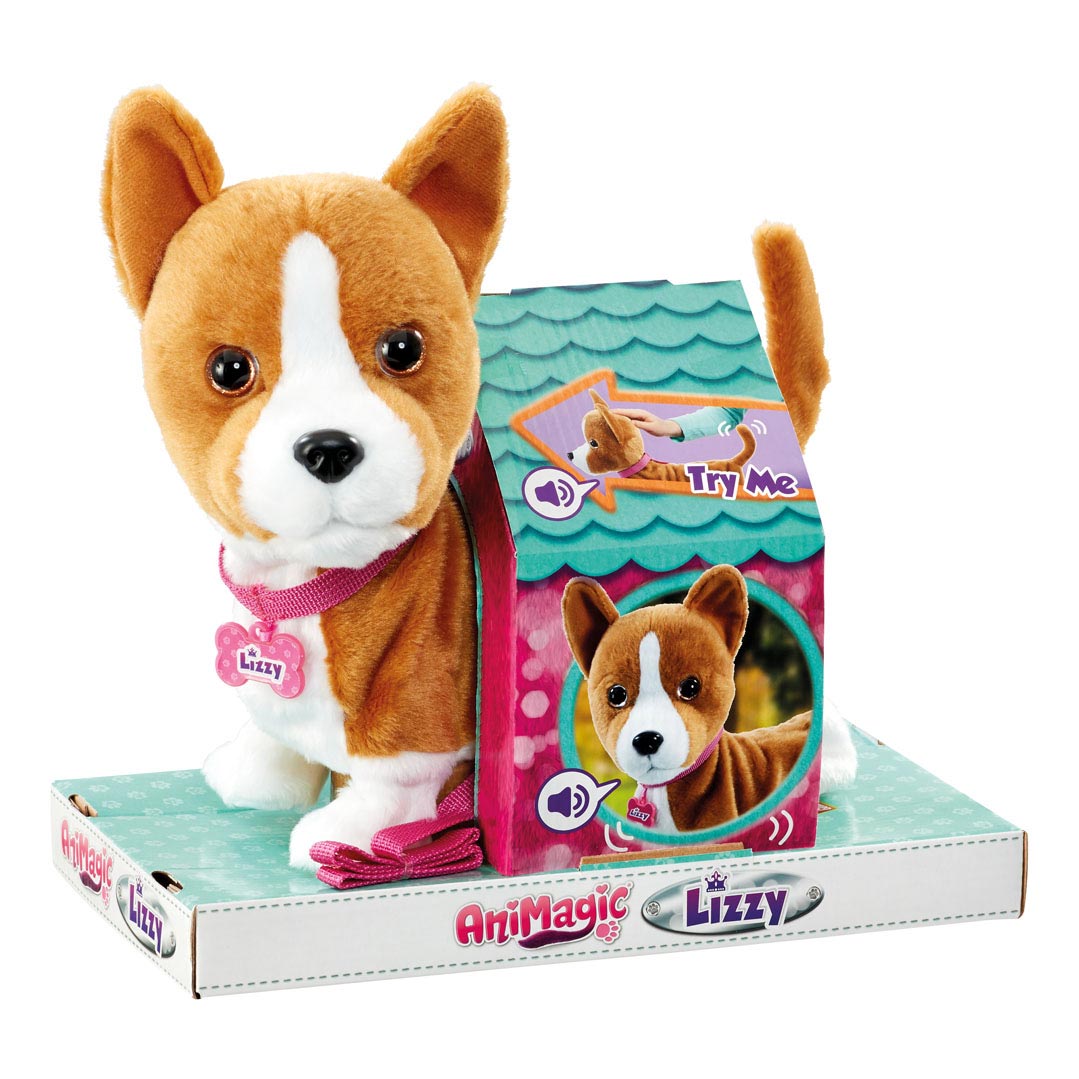 Animagische Lizzy Corgi Hond Interactieve Knuffel