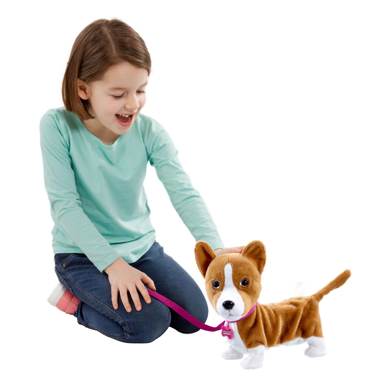 Animagische Lizzy Corgi Hond Interactieve Knuffel