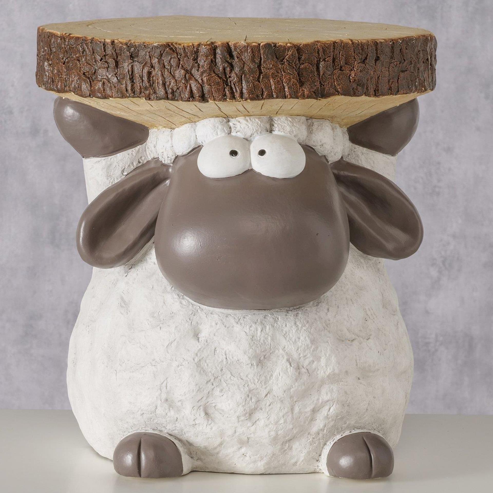 Boltze home bijzettafel schaap h40cm