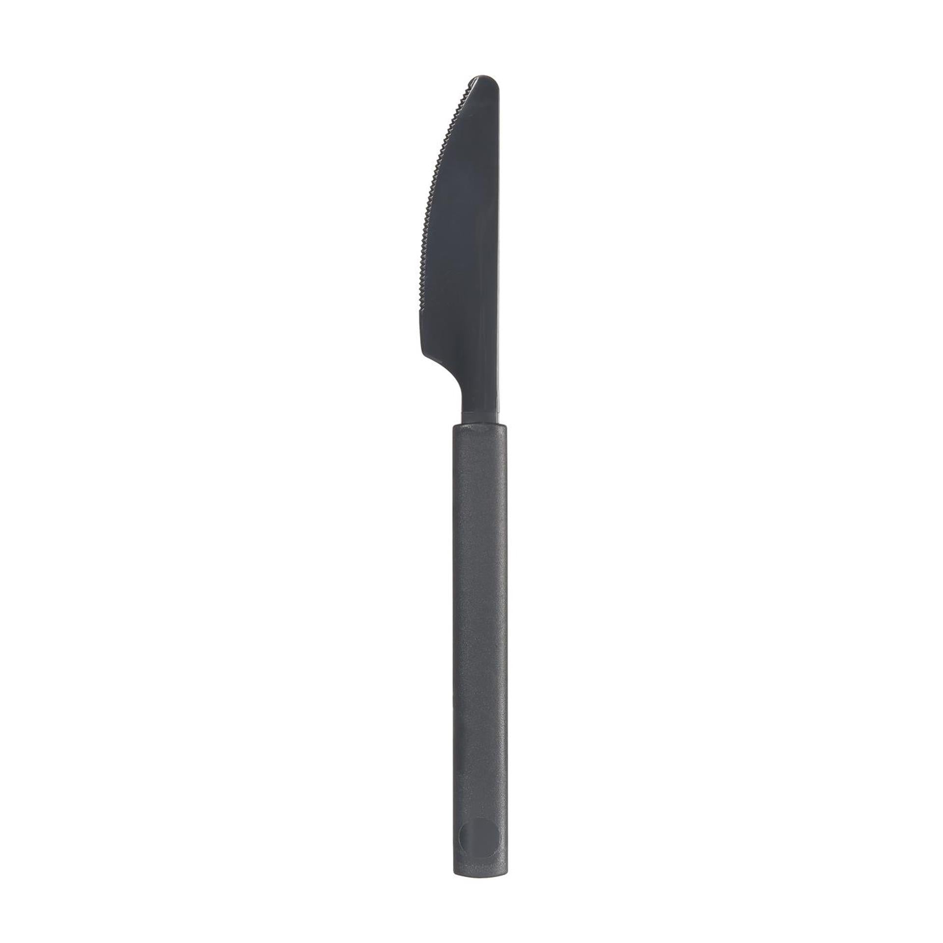 Duni kunststof messen granite 19cm 6st