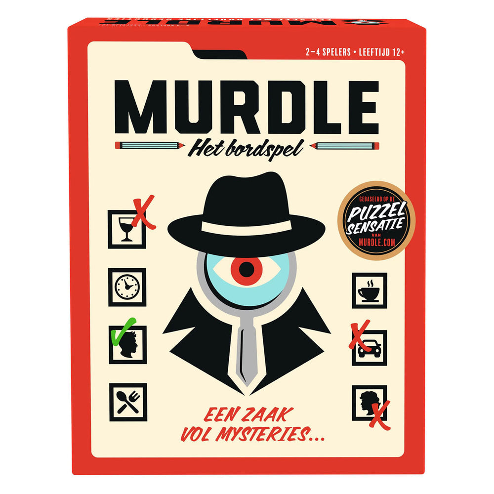 Goliath murdle het bordspel - breinbreker - bordspel - crime spel - deductief redeneren - 2 tot 4 spelers