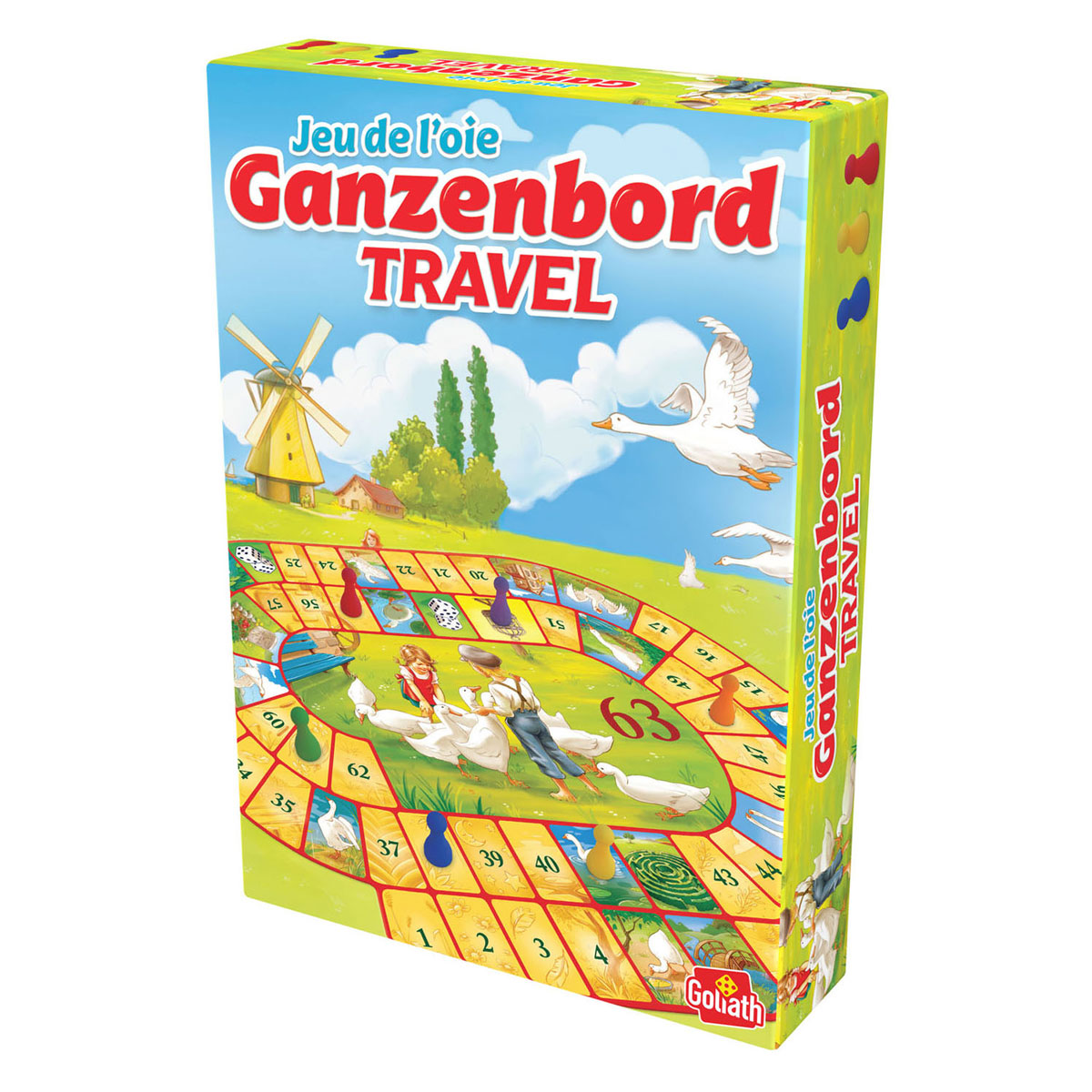Goliath ganzenbord travel – bordspel – reisspel – hollandse gezelligheid