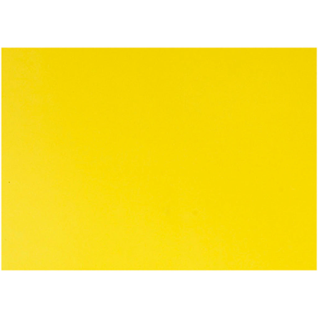 Glanspapier, vel 32x48 cm, 80 gr, geel, 25 vel 1 doos