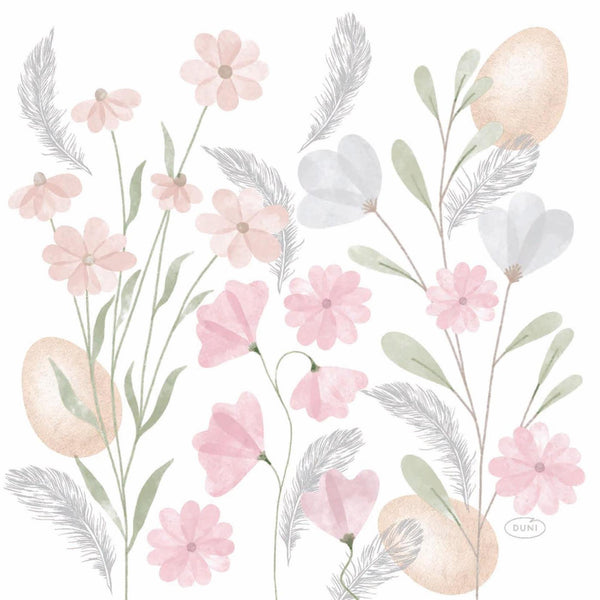Duni servetten soft easter 3-laags tissue 33x33cm