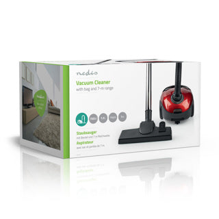 Nedis stofzuiger met zak 700w 1,5l