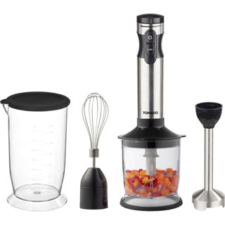 Tomado staafmixerset RVS zwart 1000w