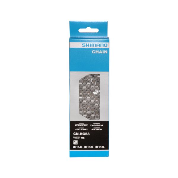Shimano HG53 Ketting - 9 versnellingen - Zilver - 116 schakels