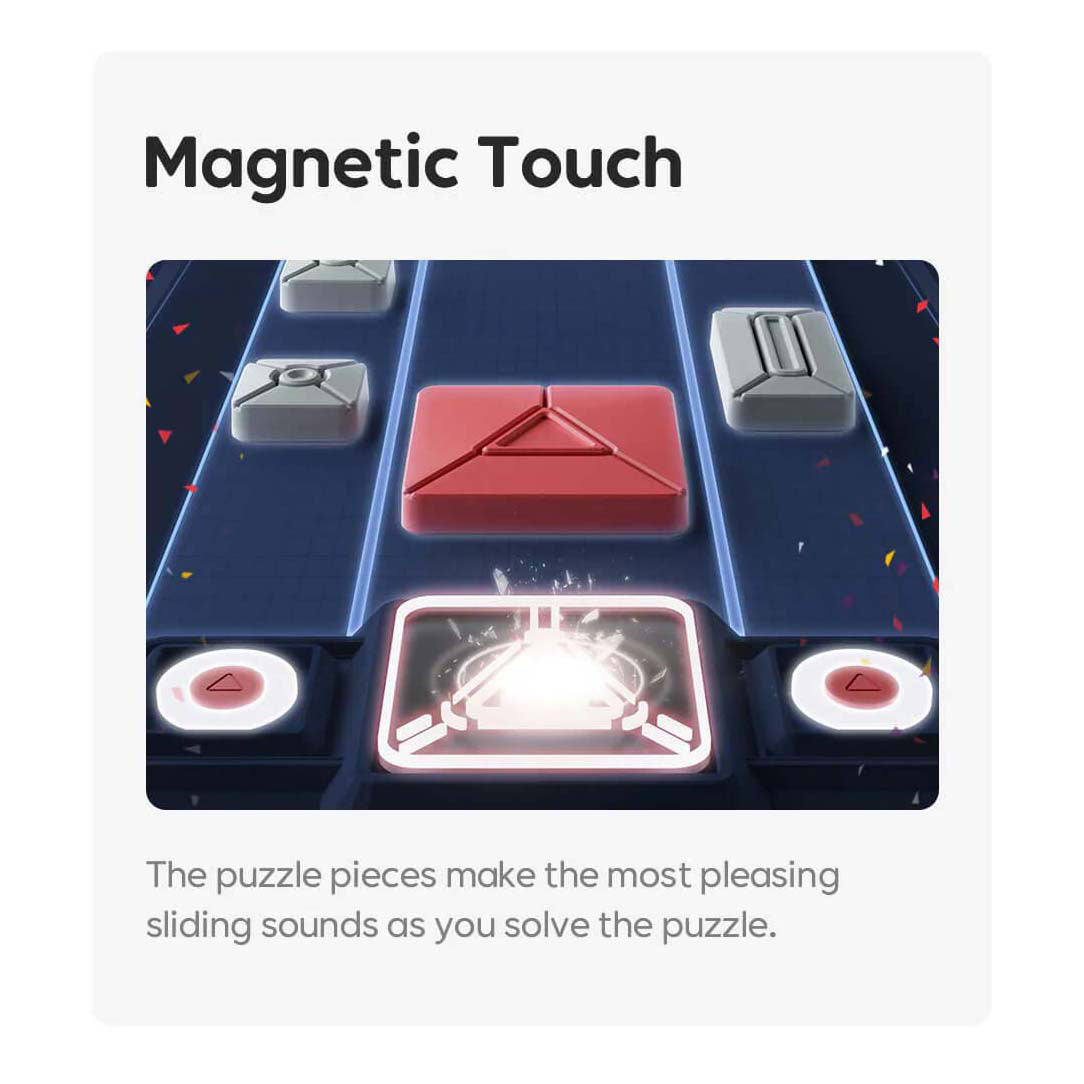 Giiker super slide puzzelspel - grijs