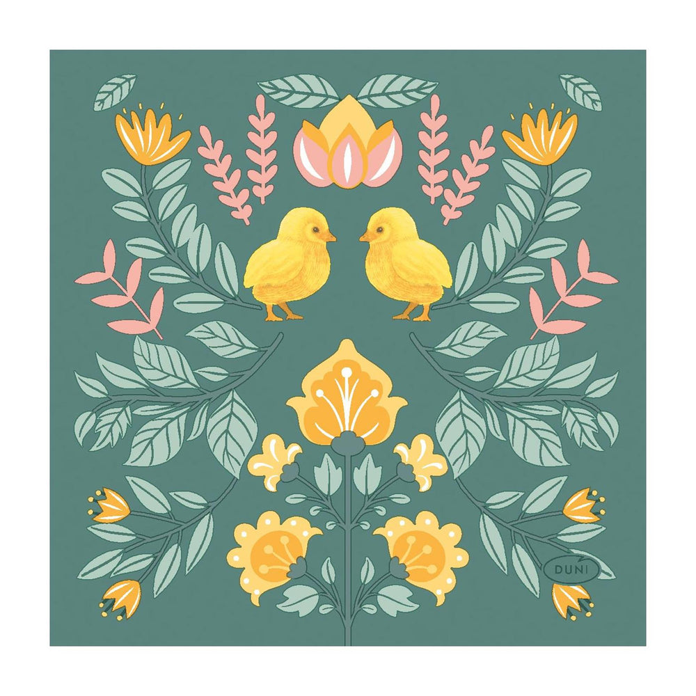 Duni servetten ornament easter 3-laags tissue 24x24cm
