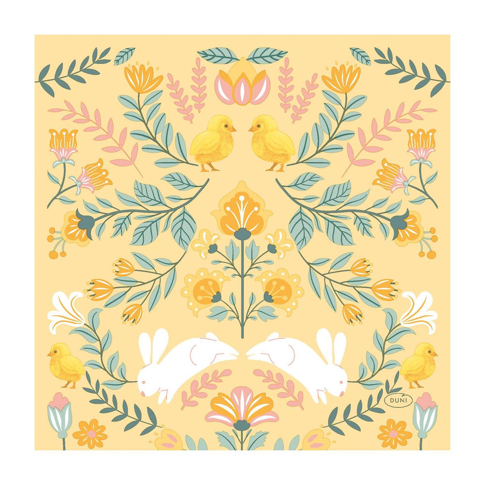 Duni servetten ornament easter 3-laags tissue 33x33cm