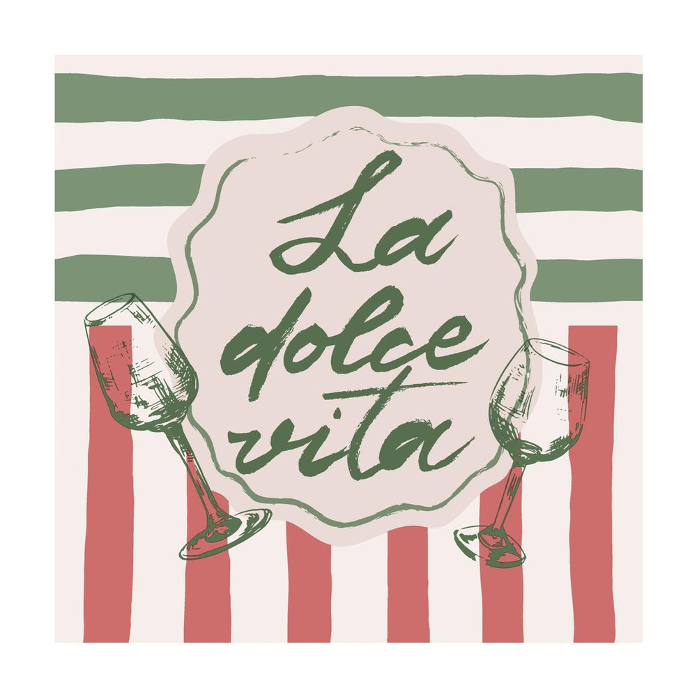 Duni servetten la dolce vita 3-laags tissue 33x33cm