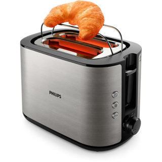 Philips Philips hd2650 90 viva RVS zwart