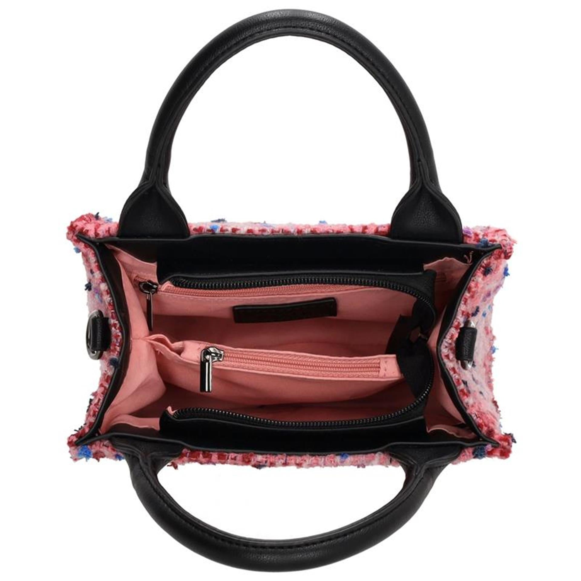 Charm london finsbury handtas roze-rood