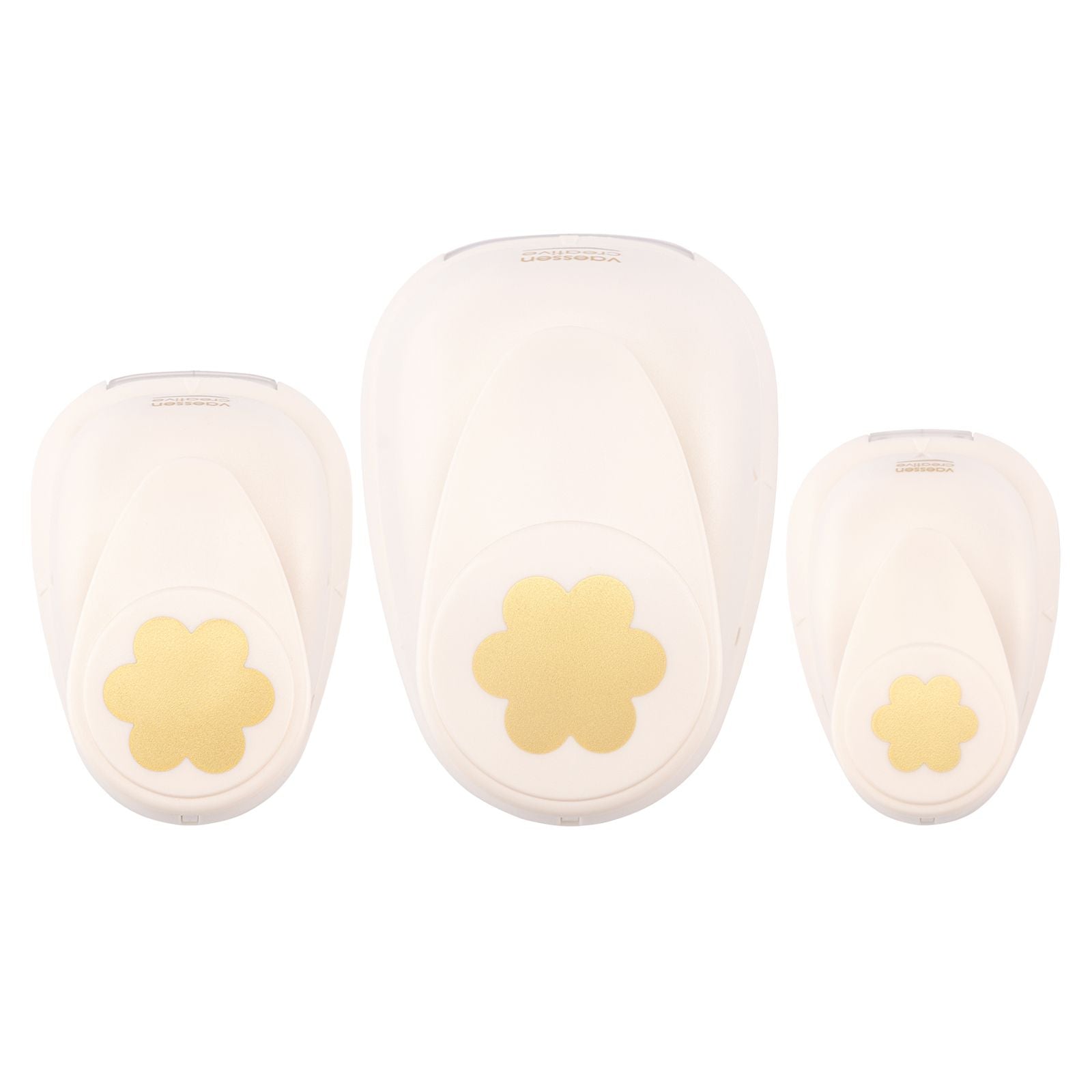 Vaessen creative • figuurpons set bloemen lina 3st.