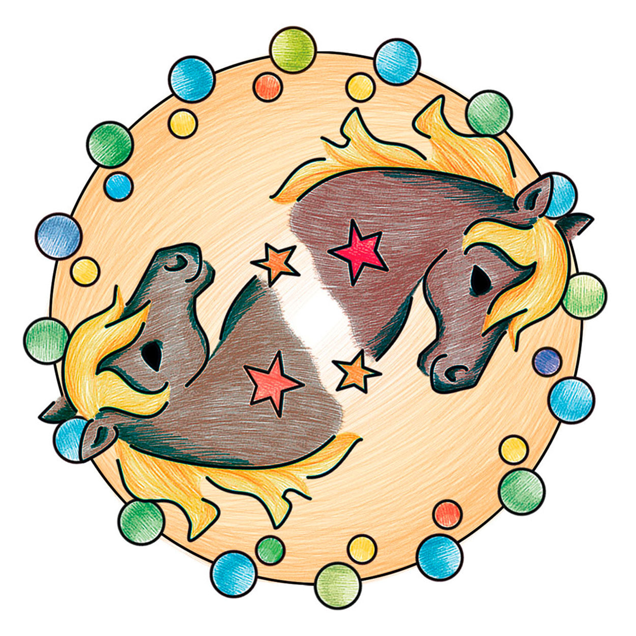 Mini Mandala-Designer - Paarden