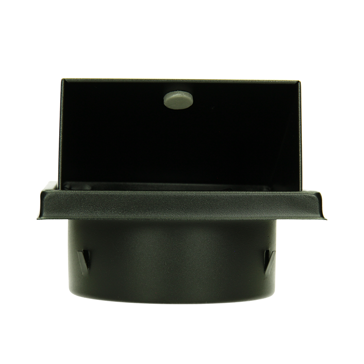 Renson 1066436 - zwart inox dampkaprooster type 641 ø100mm, opbouw | 2 stuks