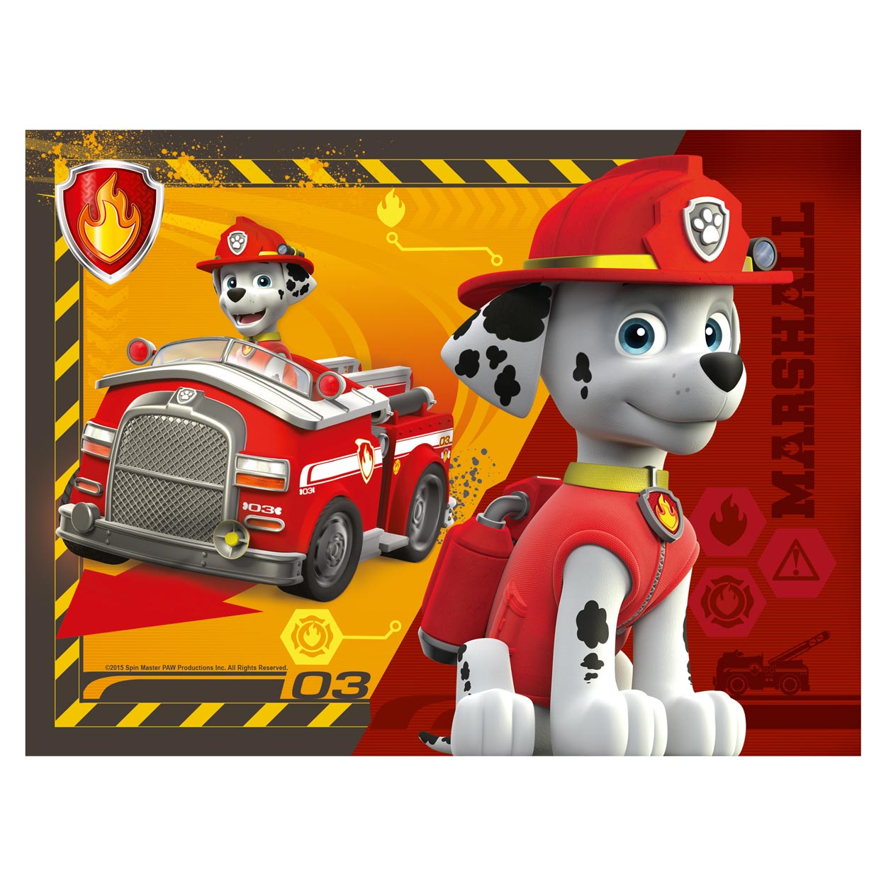PAW Patrol Puzzel - Puppy's op Pad, 4in1